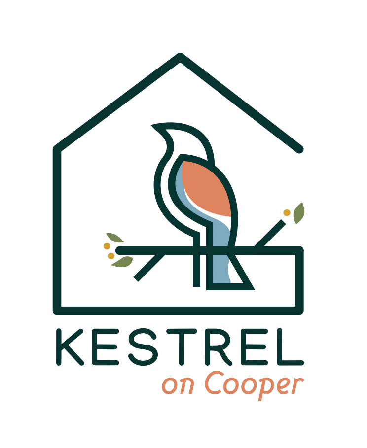 Kestrel on Cooper Logo, Link to Home